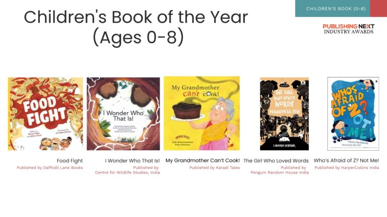 Publishing Next Industry Awards 2023 Shortlist: Printed Children's Book of the Year (Ages 0-8)
