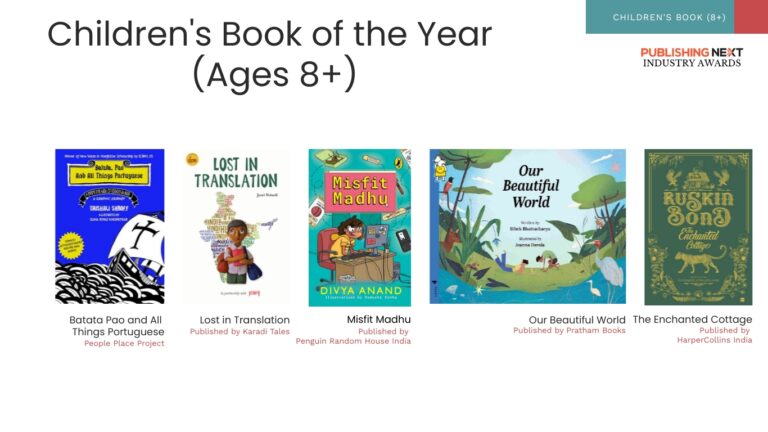 Publishing Next Industry Awards 2023 Shortlist: Printed Children's Book of the Year (Ages 8+)